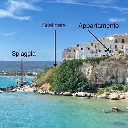 Apartment The Best, Sea, Old Town, And Sunrise View With Balcony Vieste